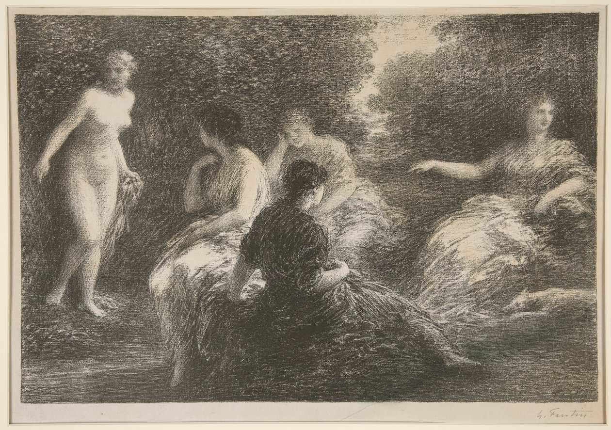 Five Nymphs by Ignace Henri Jean Fantin Latour
