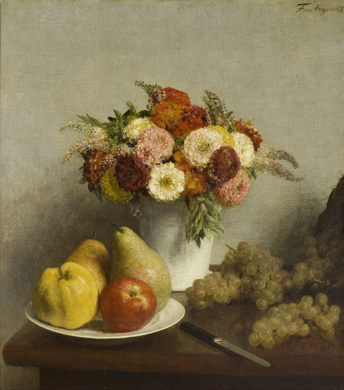 Flowers and Fruits by Henri Fantin Latour
