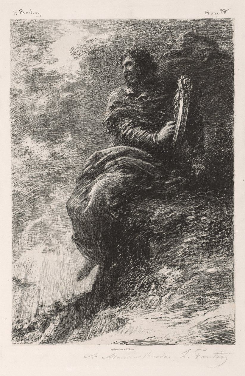 Harold in the Mountains by Ignace Henri Jean Fantin Latour