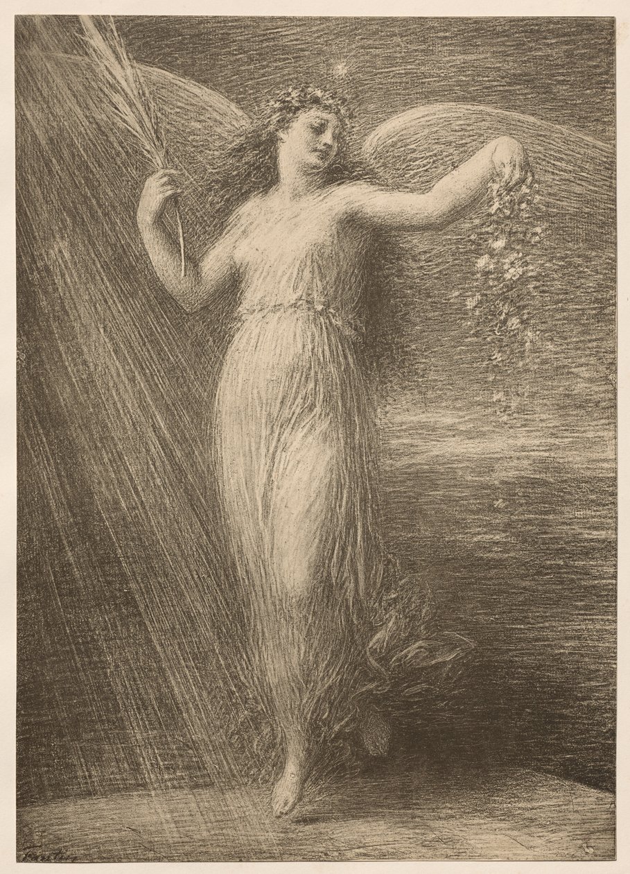 Immortality by Ignace Henri Jean Fantin Latour