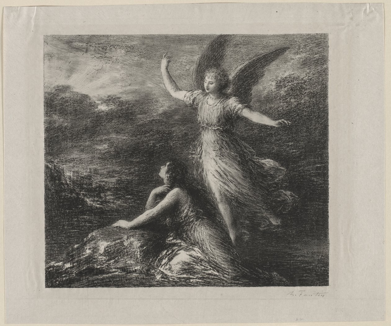 Paradise and the Peri by Ignace Henri Jean Fantin Latour