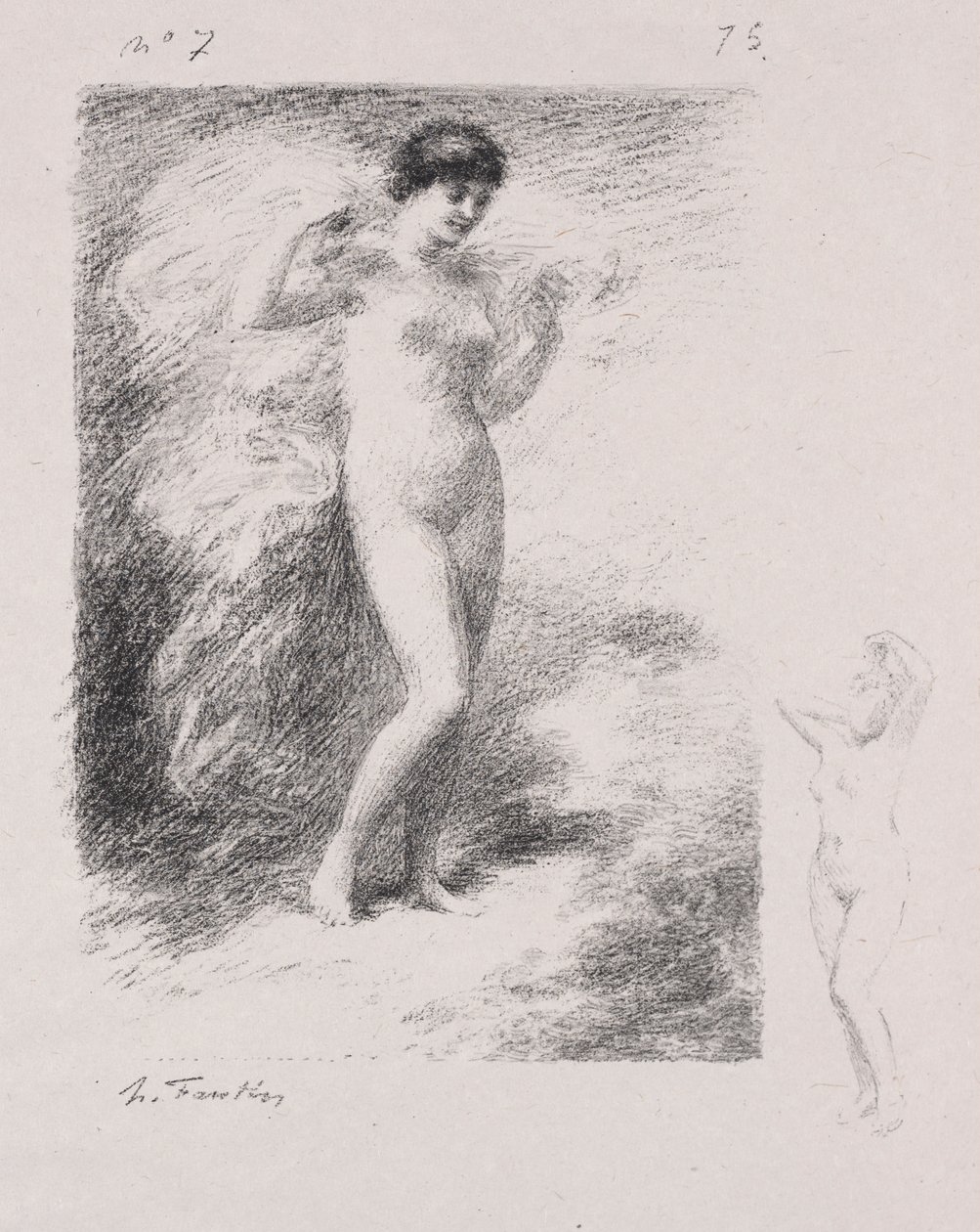 Neaera by Ignace Henri Jean Fantin Latour