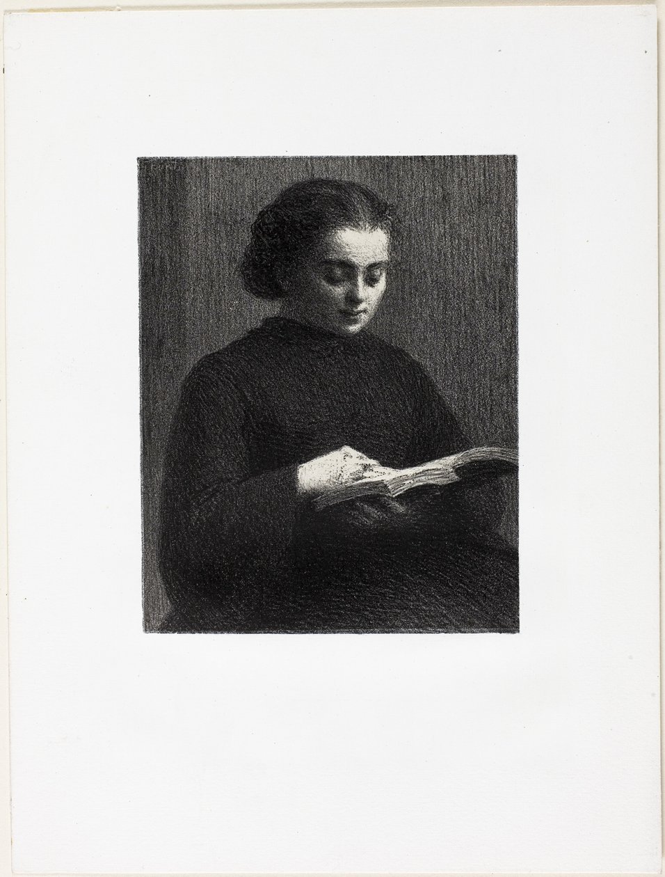 Reading by Ignace Henri Jean Fantin Latour