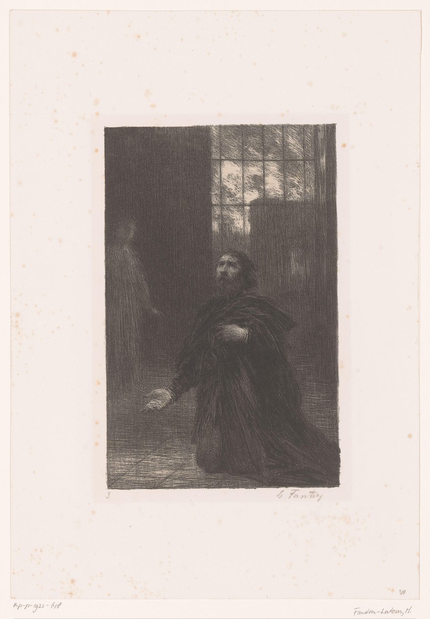 Rienzi Prays to God by Ignace Henri Jean Fantin Latour