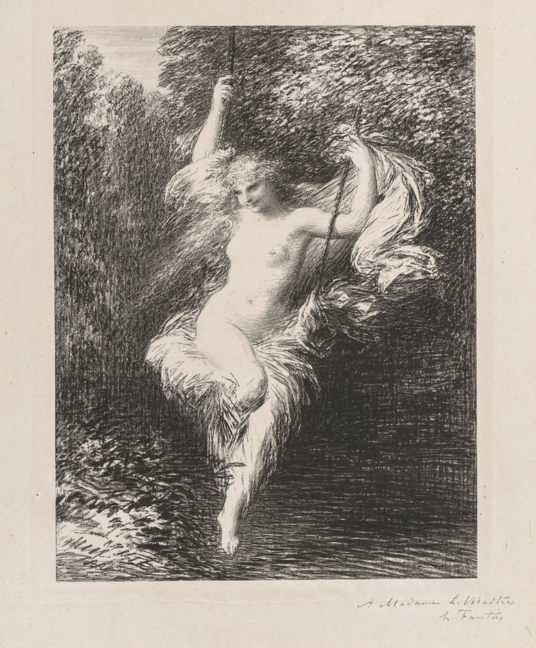 Sarah the Bather by Ignace Henri Jean Fantin Latour