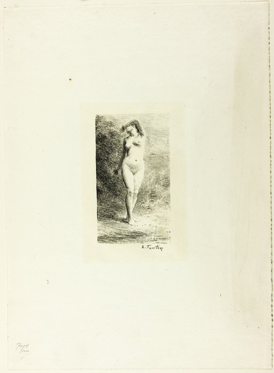 Study of Standing Woman, Seen from Front by Ignace Henri Jean Fantin Latour