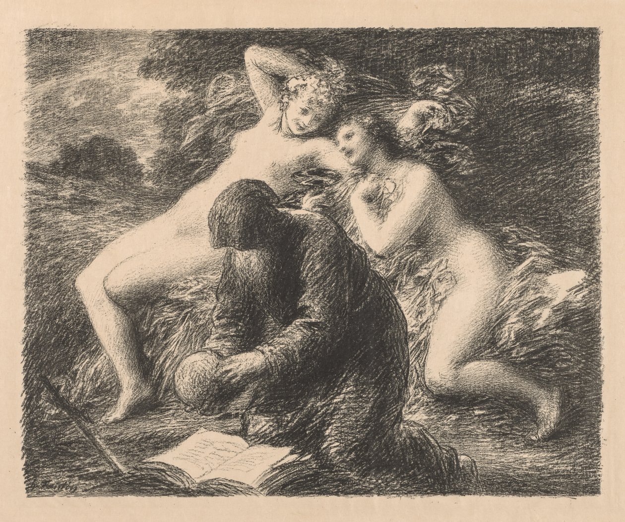 Temptation of St. Anthony by Ignace Henri Jean Fantin Latour