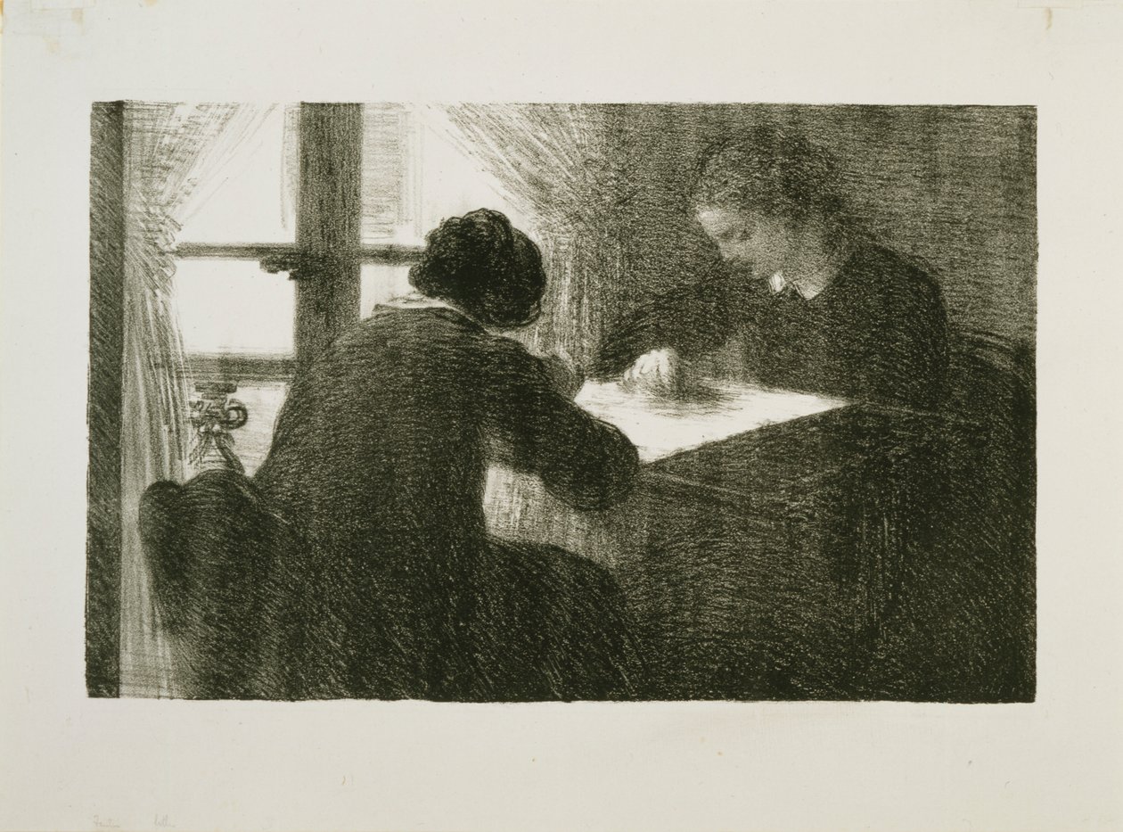 The Embroiderers, No. 2 by Ignace Henri Jean Fantin Latour