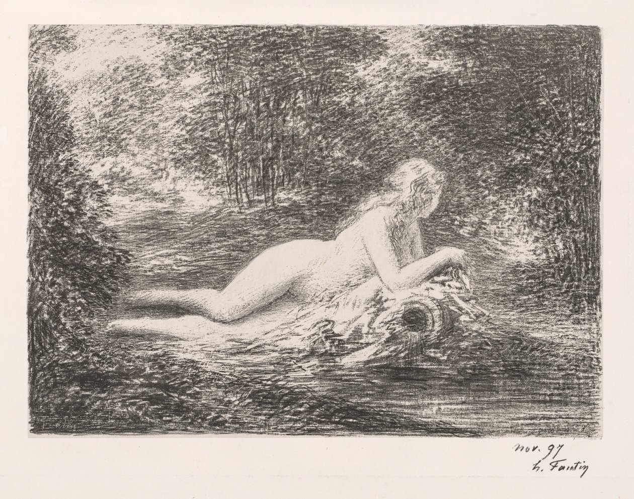 The Spring by Ignace Henri Jean Fantin Latour