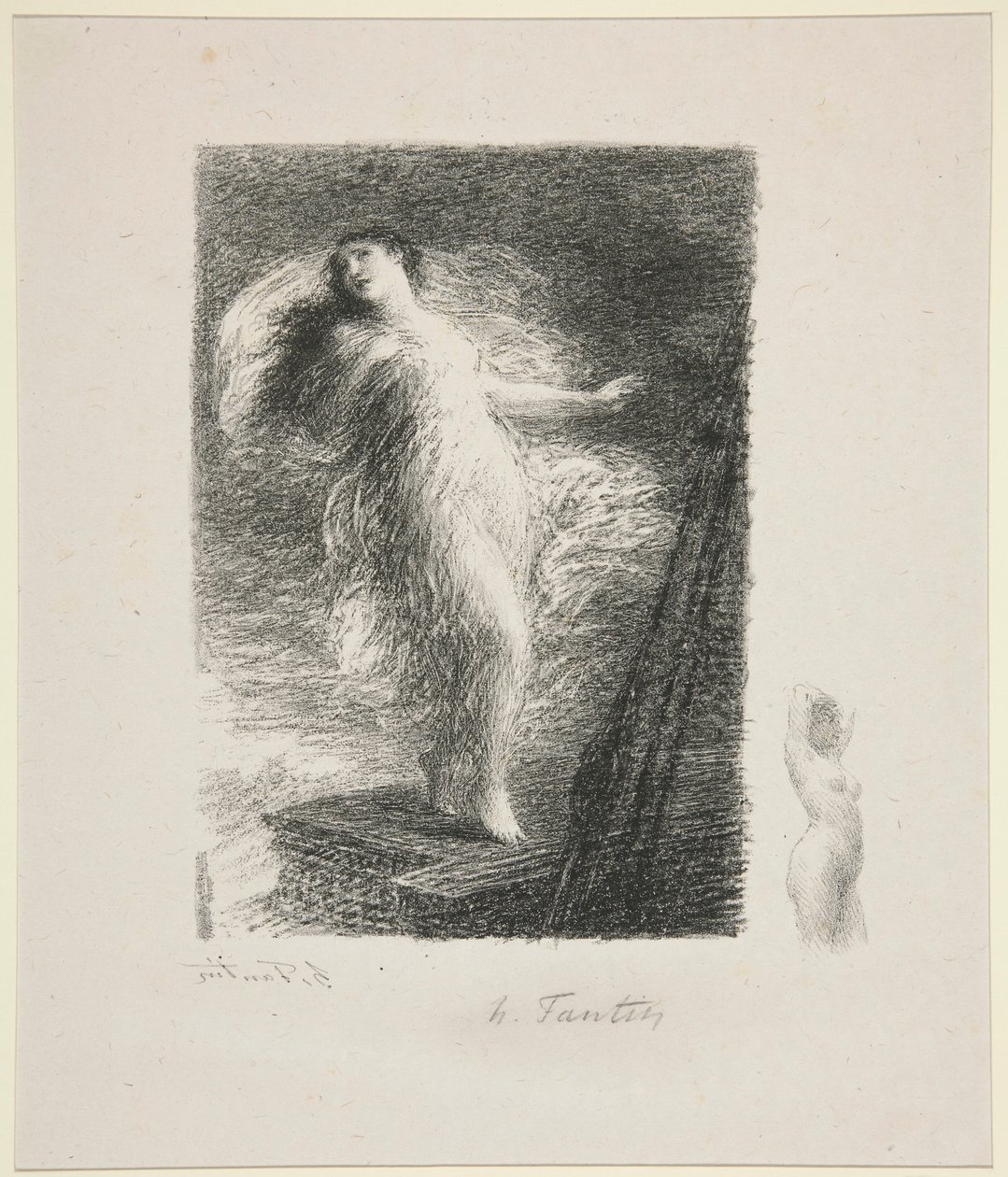The Young Tarentine by Ignace Henri Jean Fantin Latour