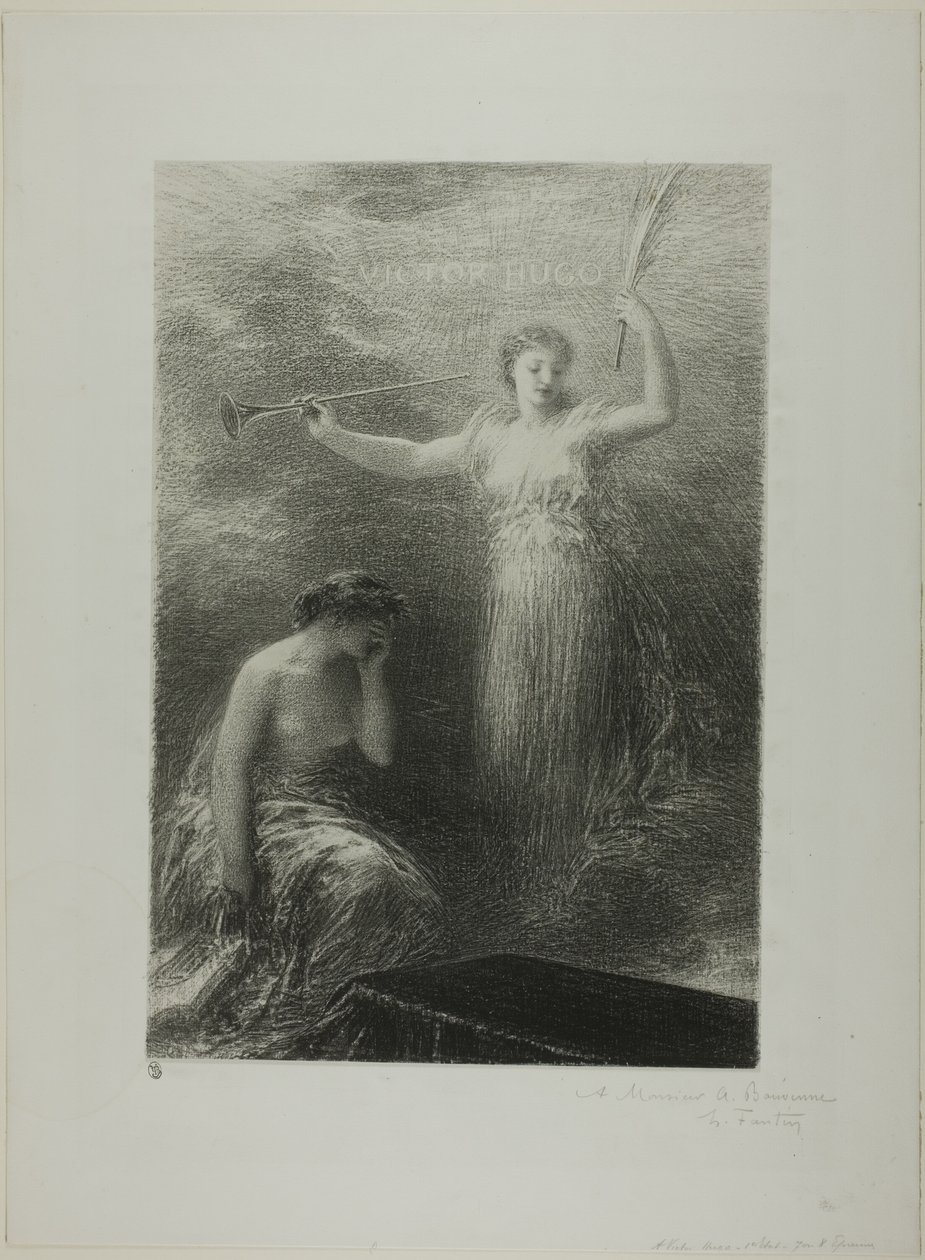 To Victor Hugo by Ignace Henri Jean Fantin Latour