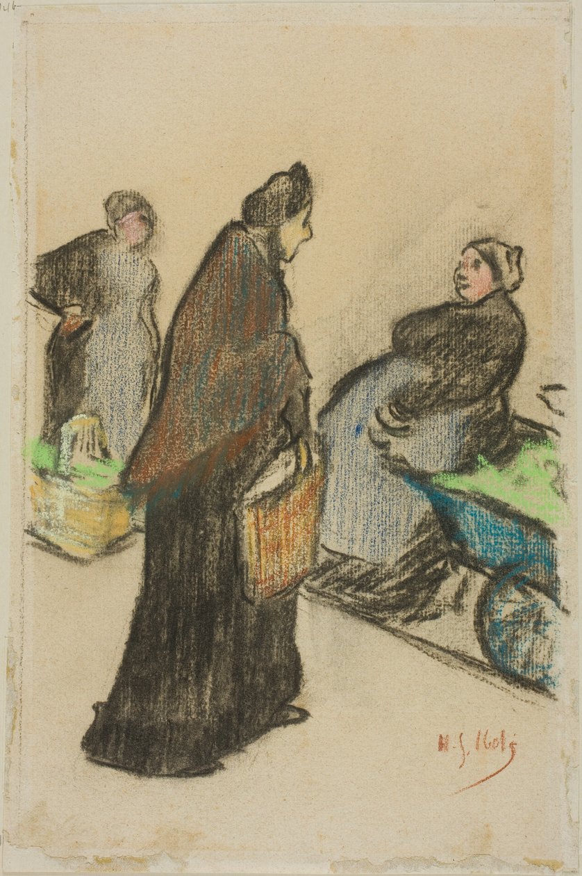 Market Women by Henri Gabriel Ibels