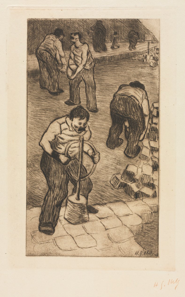 The Street Pavers by Henri-Gabriel Ibels