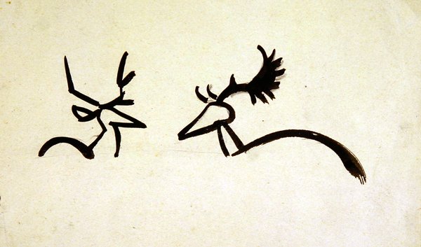 Stags by Henri Gaudier Brzeska