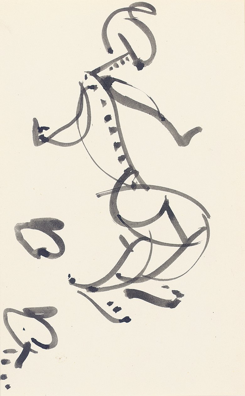 Study for Red Stone Dancer (1914) by Henri Gaudier Brzeska