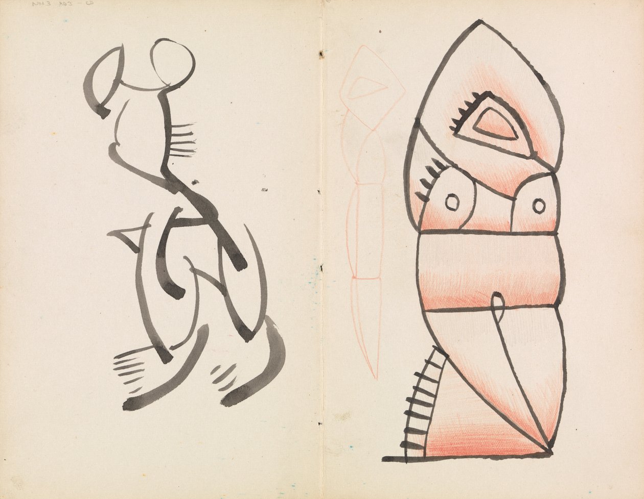 Study for a Figural Sculpture, Crouching Figure by Henri Gaudier Brzeska