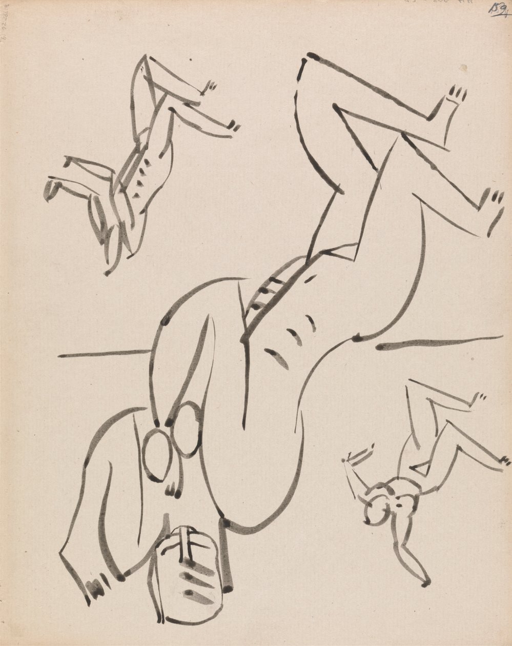 Three Studies for a Female Figure by Henri Gaudier Brzeska