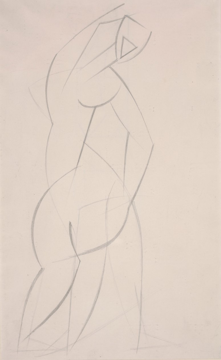 Untitled (Study for Red Stone Dancer) by Henri Gaudier Brzeska