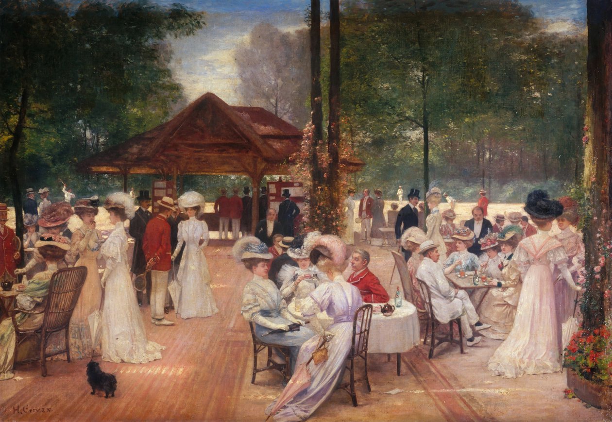 The Circle of the Island of Puteaux, c. 1907 by Henri Gervex