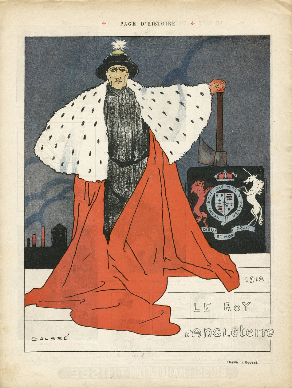 Illustration of Henri Gousse in Le Rire by Henri Gousse