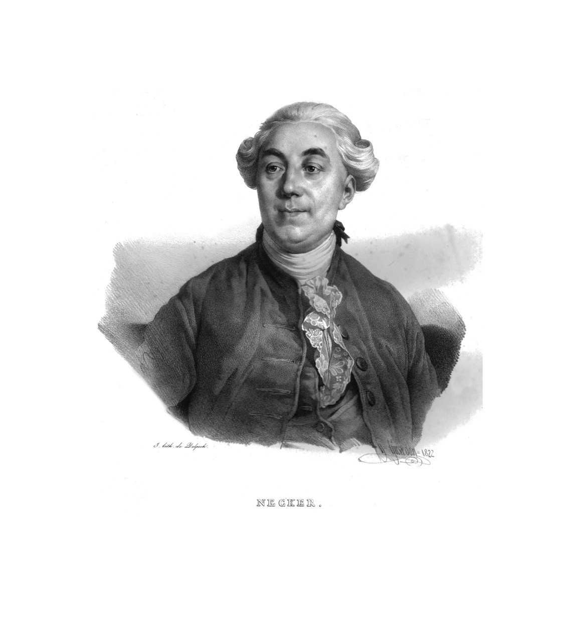 Jacques Necker, 1822 by Henri Grevedon: Buy fine art prints