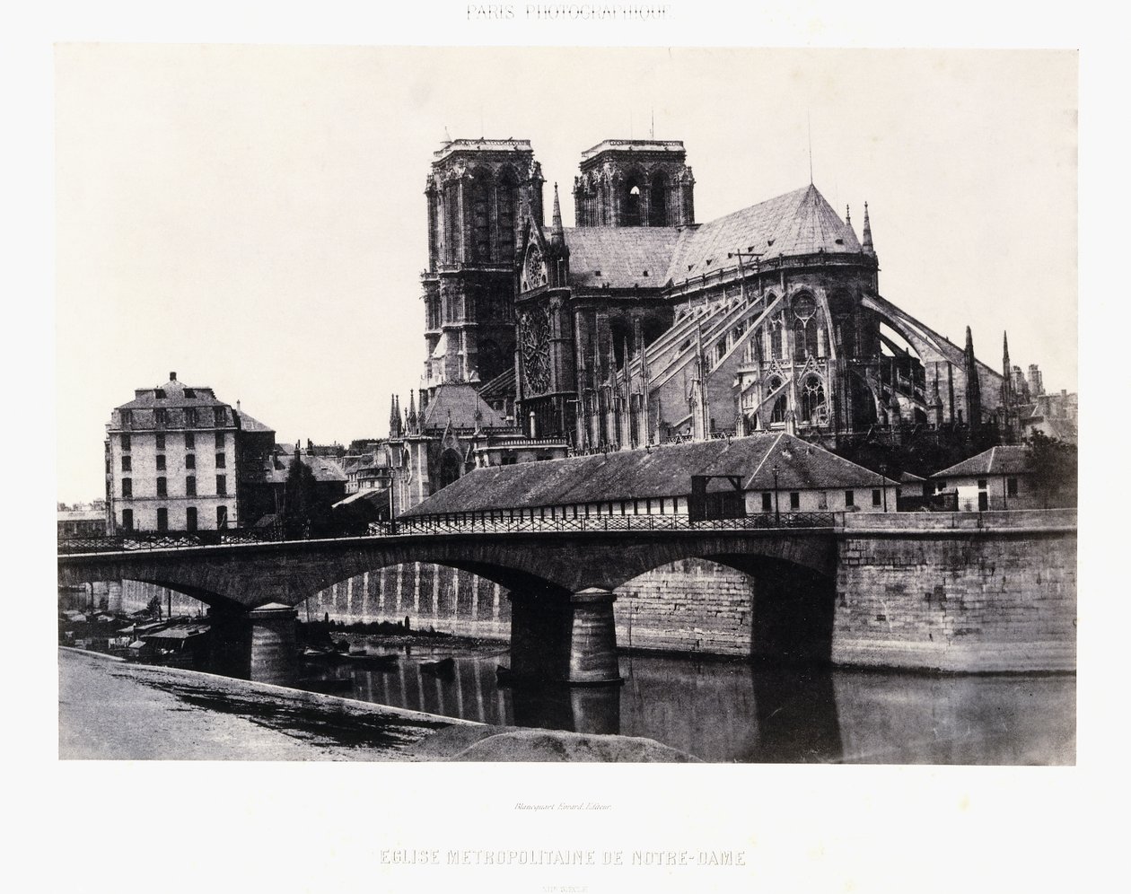 Church of Notre-Dame, XII Century by Henri Jean Louis (attr.to) Le Secq