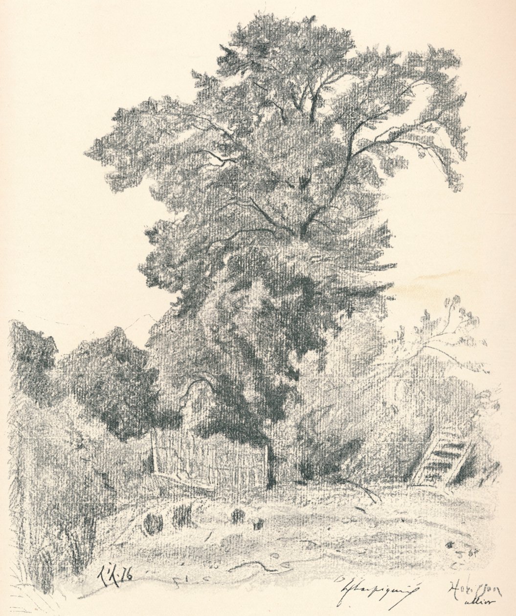 Study of Trees by Henri-Joseph Harpignies