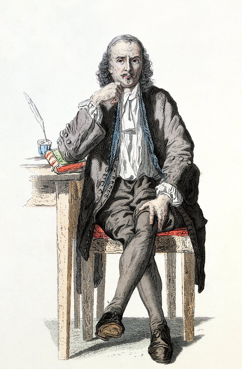 Pierre Corneille (1606-1684) Drawn by Geoffroy by Henri Jules Jean Geoffroy