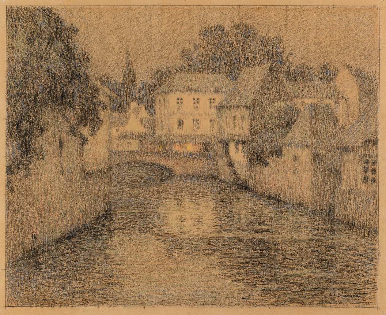Landscape by Henri Le Sidaner