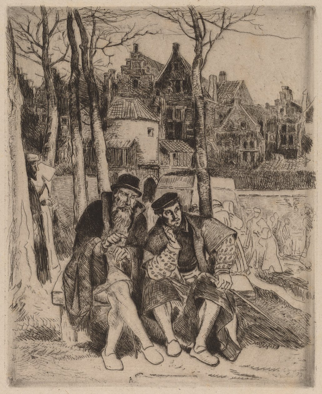 Faust and Wagner by Henri Leys