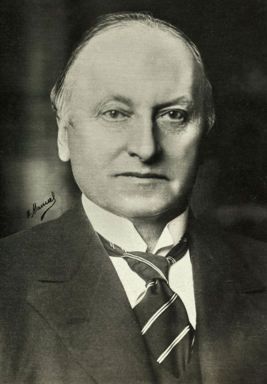 Portrait of Lord Georges Curzon by Henri Manuel
