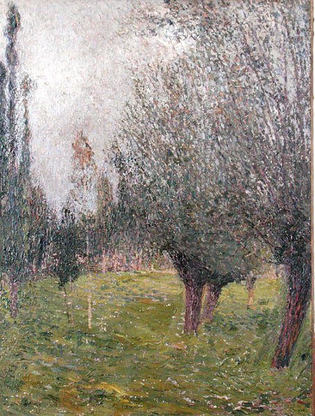 Landscape with trees by Henri Martin