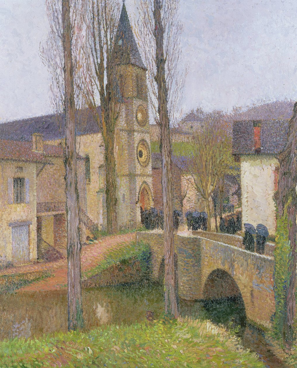 Time for Mass at Labastide du Vert by Henri Martin