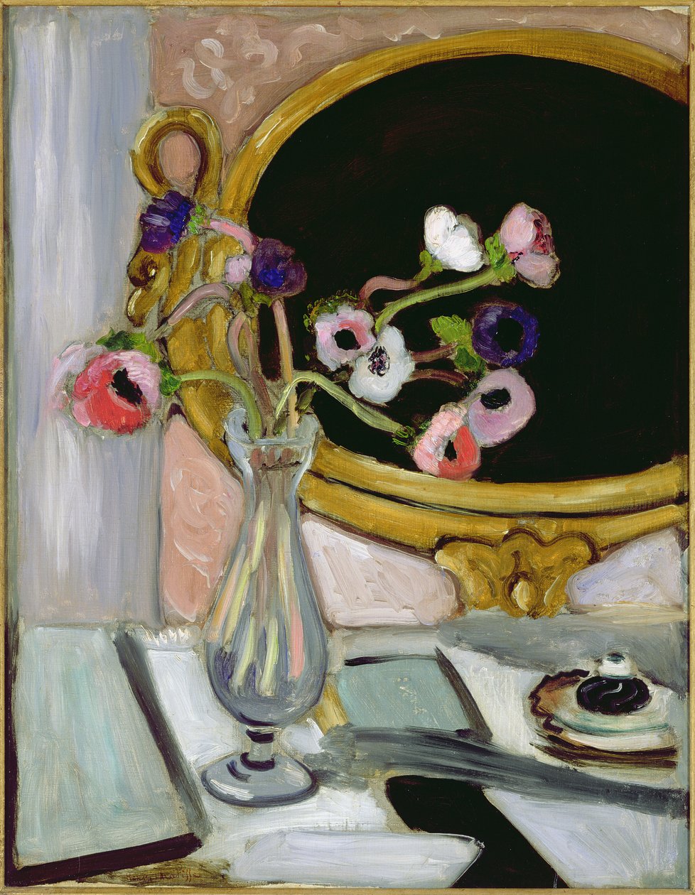 Anemone and Mirror by Henri Matisse