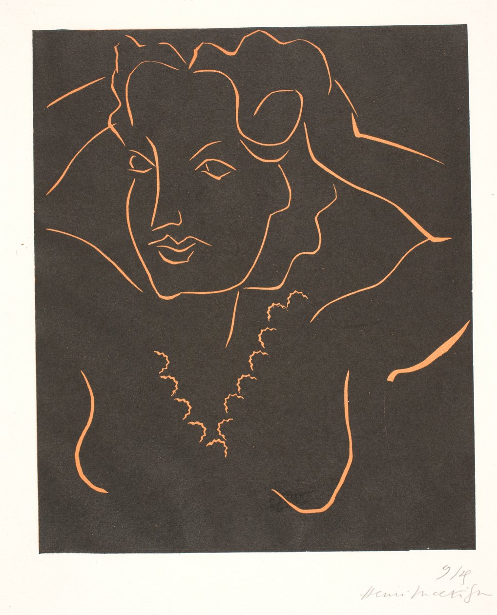 Bust of a Woman (Woman Doing Her Hair) by Henri Matisse