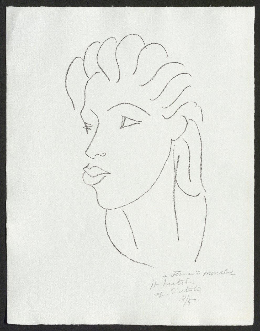 Chinese Woman with Streaked Hair by Henri Matisse