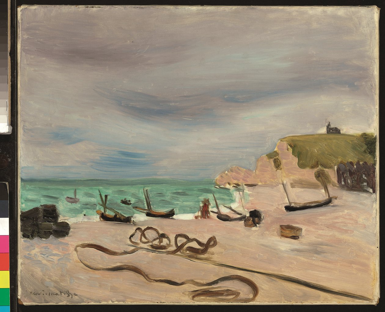 Ropes on the Beach of Etretat, c. 1920 by Henri Matisse
