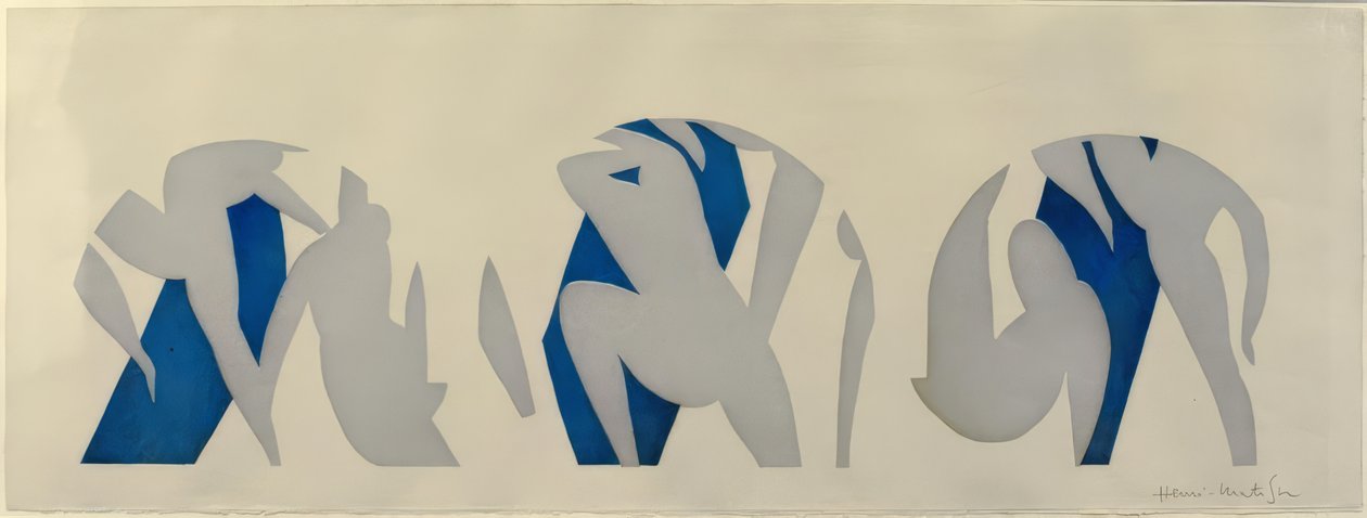 The Dance, Gray, Blue, White by Henri Matisse