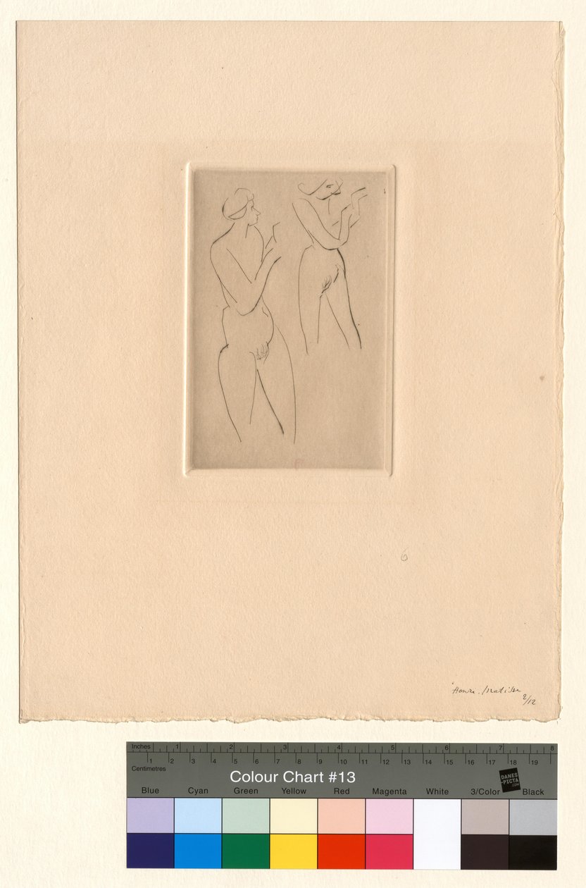 Two Figures - Academies by Henri Matisse