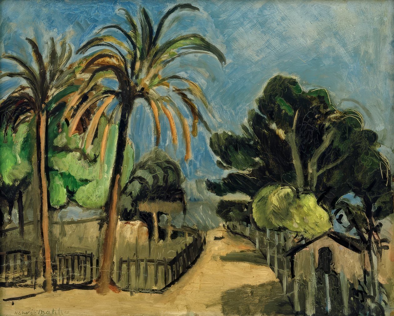 English Garden in Nice by Henri Matisse