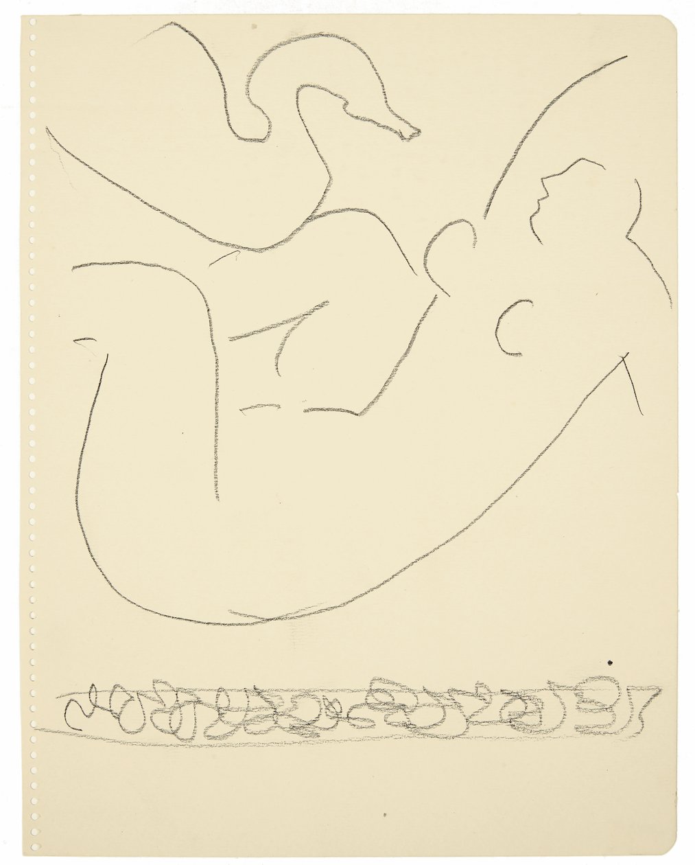 Study (Leda and the Swan) by Henri Matisse