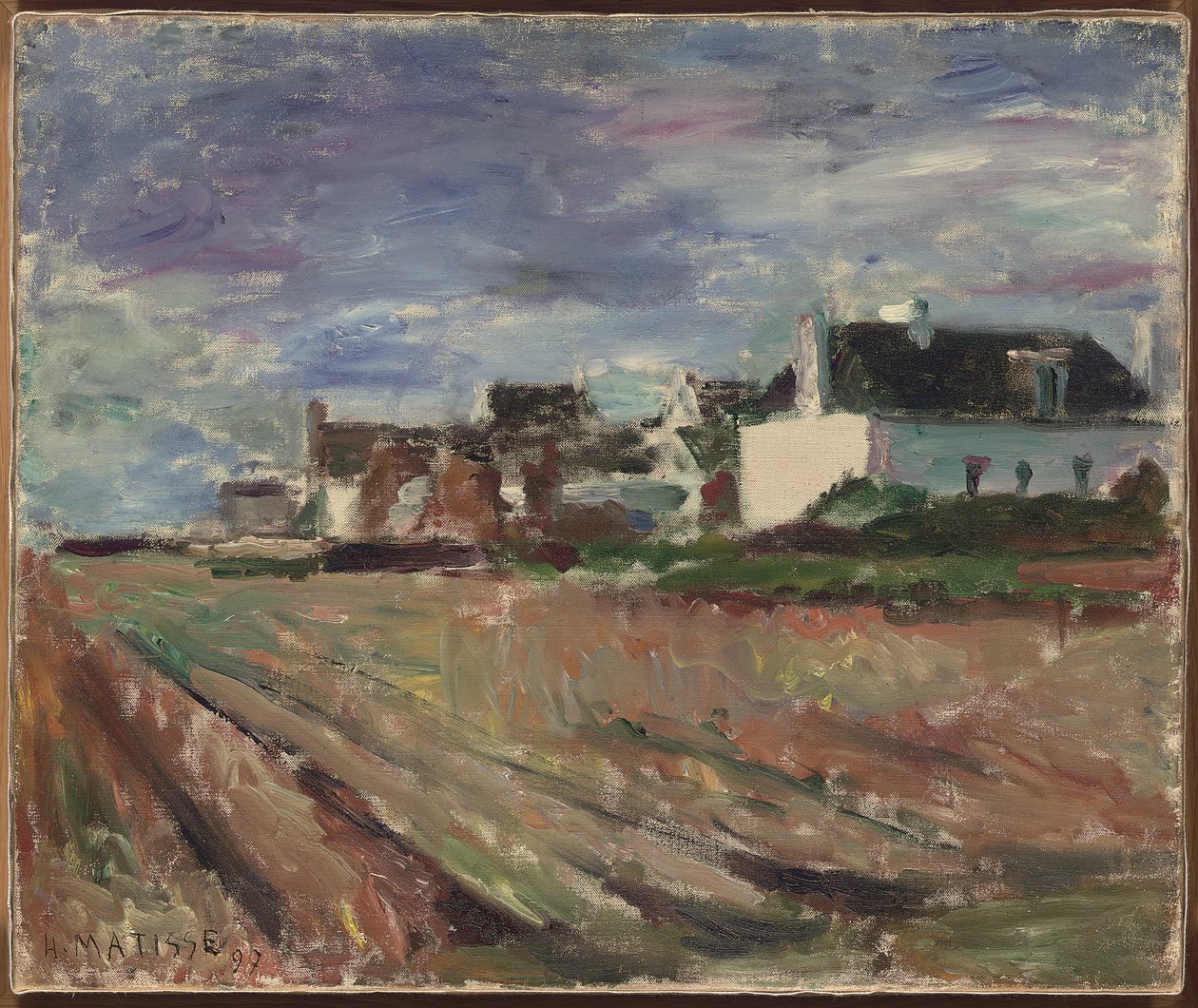 Farms in Brittany, Belle-Île by Henri Matisse