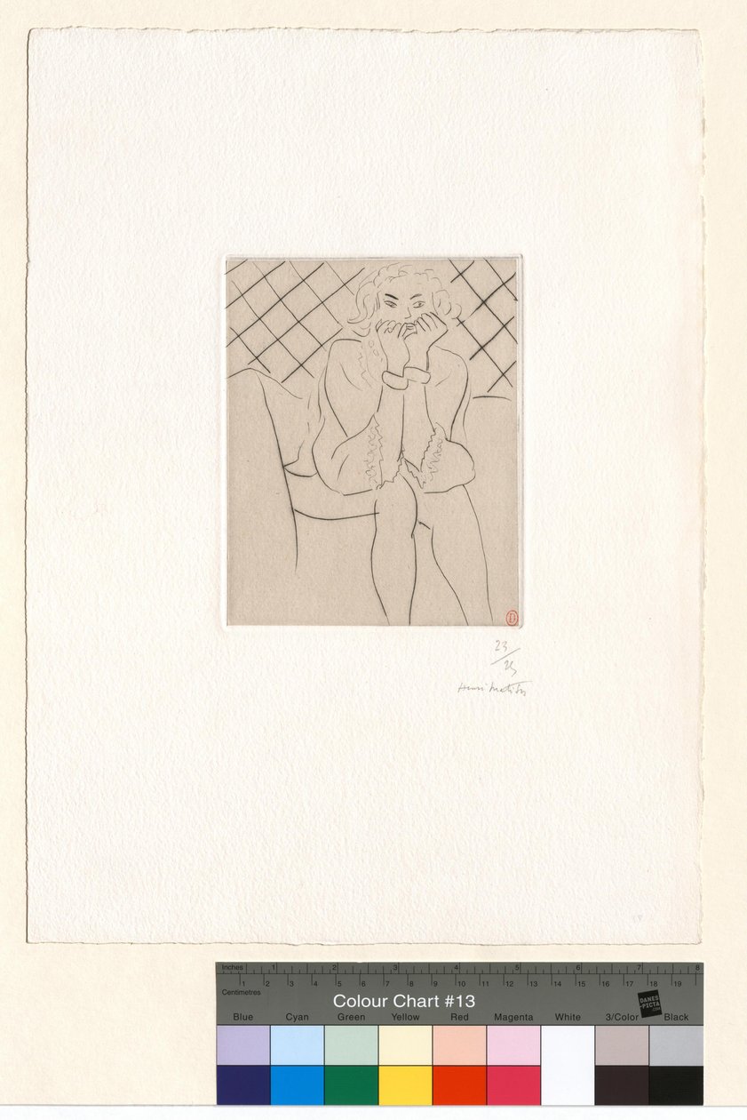Seated Figure, Hands at Chin by Henri Matisse