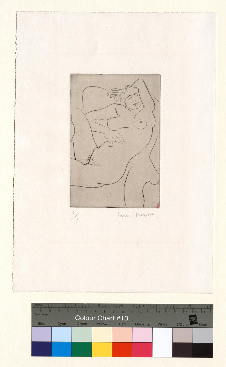 Sleeping Figure by Henri Matisse