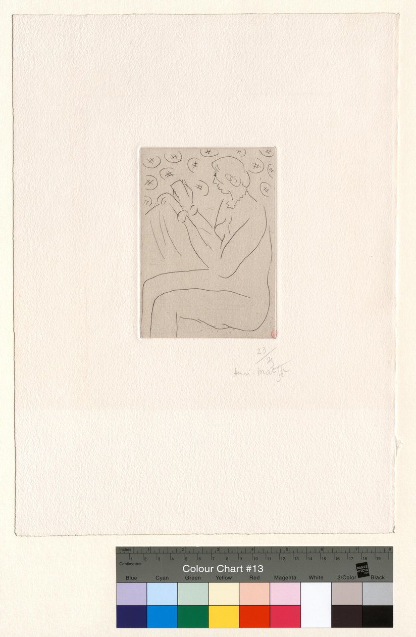 Reading Figure by Henri Matisse