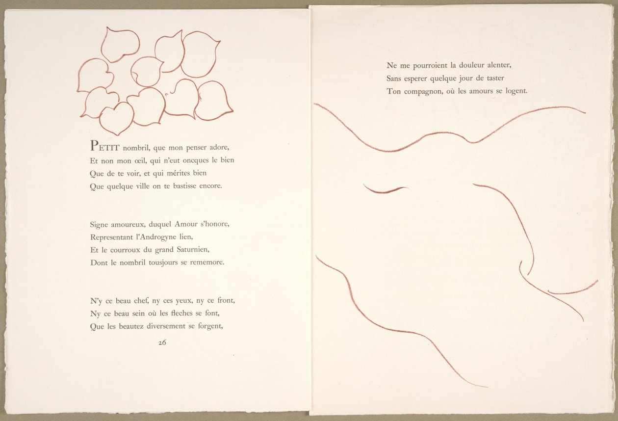 Anthology of the Loves of Ronsard, November 29 by Henri Matisse