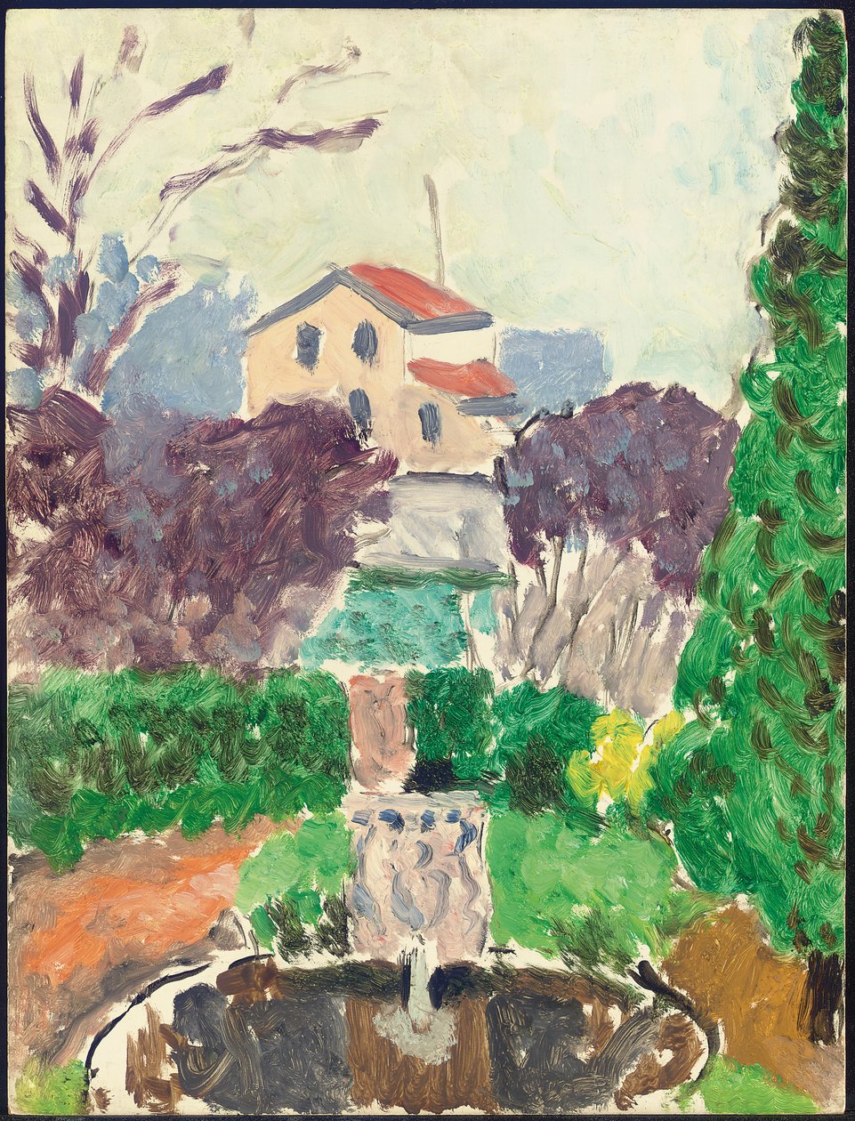 Garden of the Artist at Issy-les-Moulineaux, c.1918 by Henri Matisse