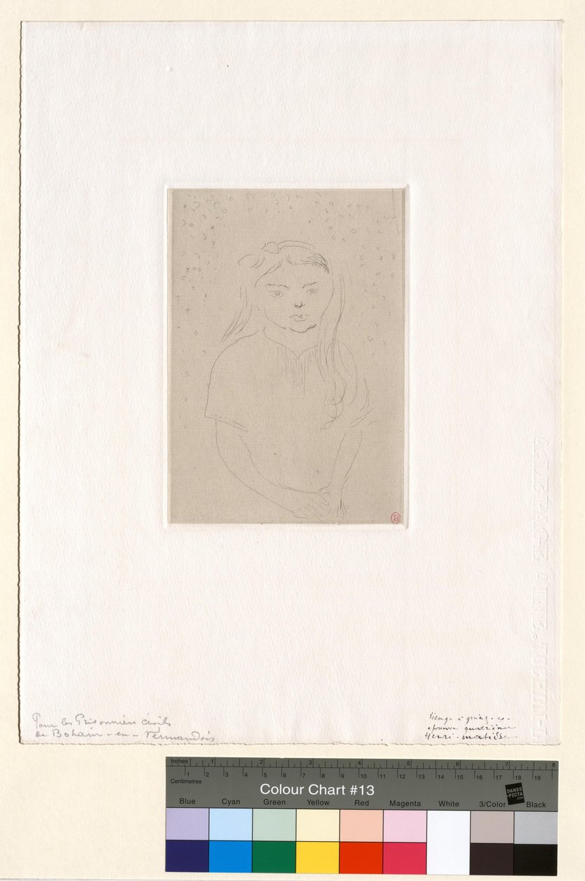 Large Irène Vignier by Henri Matisse