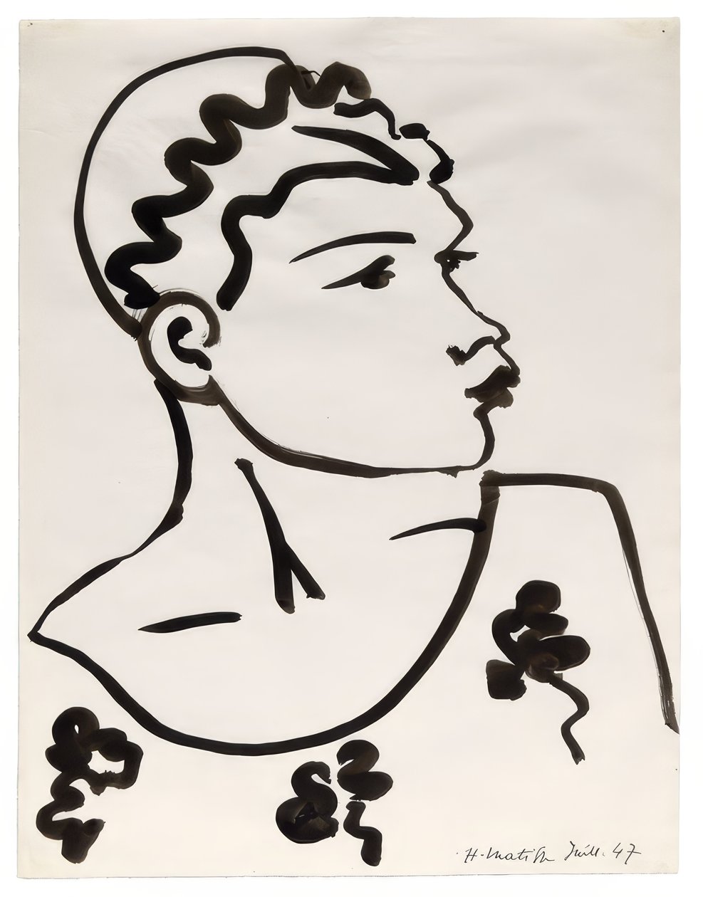 Head by Henri Matisse