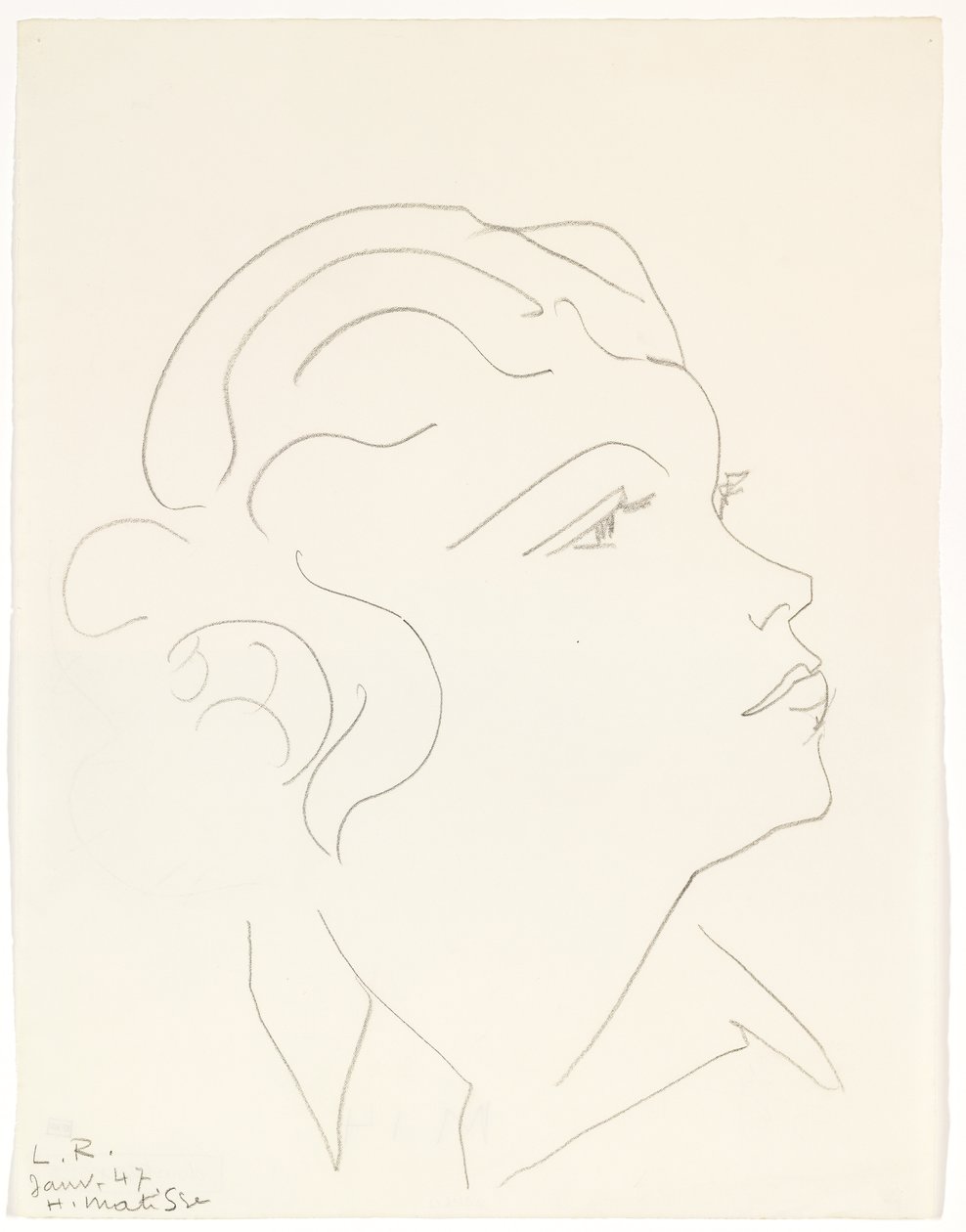 Head of L.R. by Henri Matisse